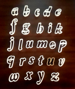 lettere corsivo