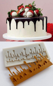 Drip Cake in 3/D. Stampo in silicone