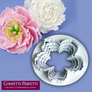 Grande Peonia. Set di 4 Stampi