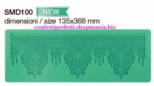Nuovissima Greca in silicone per decoro Linea Magic Decor SMD100 Pavoni.