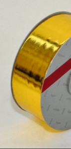 Oro Metallizzato. Nastro lucido per decorazione.