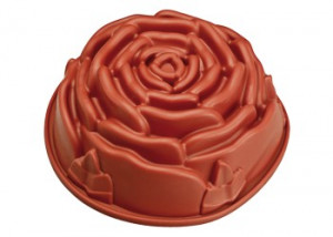 Rosa 23 cm. Stampo Antiaderente in silicone Platinico