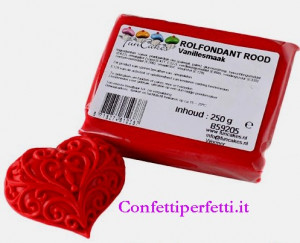 Rossa Pasta di zucchero gluten free