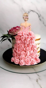 rose sapone torta
