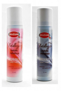 Spray Metallizzati edibili