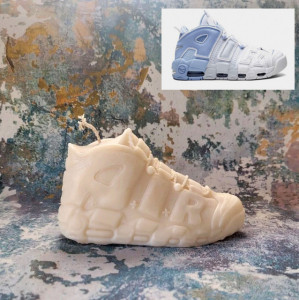 UPTEMPO. Scarpa Sneaker Nike Air Griffe di 13 cm. Stampo in silicone anche per Candele