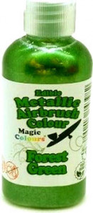 Verde Bosco 55 ml. Colorante liquido Metallizzato anche per Aerografo. Forrest Green Magic Colours
