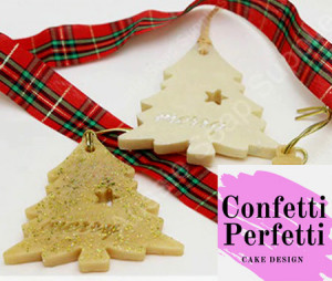 Albero di Natale con foro. Stampo in silicone