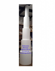 Altezza 30 cm. Basi in polistirolo Dummy Tondo. Da diametro 10 fino a 30 cm