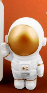 Astronauta nello Spazio. Stampo in silicone per Cioccolato Pasta di Zucchero Candele Porcellana ecc.