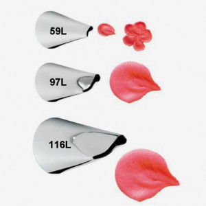 Beccuccio 59, 97 e 116. Set Mancino di 3 Beccucci Extra Large. Wilton