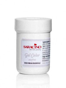 Bianco. Colorante alimentare in gel 20 gr. Saracino