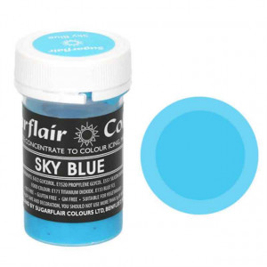 Blu Cielo. Linea Pastello. Colorante in Gel concentrato. Blu Sky. Sugarflair