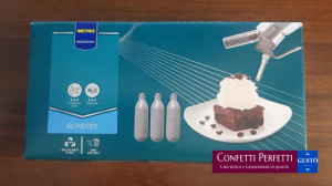 Bombolette Panna per Sifone Gourmet. 50 Capsule
