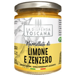 Confettura Extra di Limone e Zenzero. 320 gr. La Dispensa Toscana