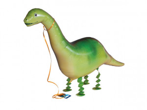 Dinosauro Brontosauro. Il palloncino che cammina. Walking Balloon Foil. 118 x 45