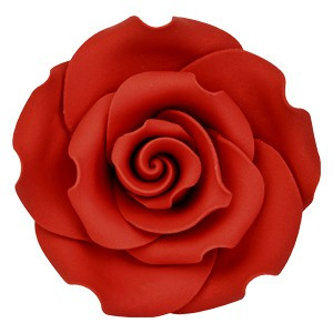Fantastica Rosa Rossa in zucchero. Decora