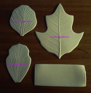 Foglie e Petali Vari Fiori. 4 Venatori in silicone