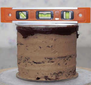 Livella a 3 bolle per torte.