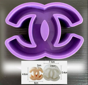 Logo Griffe CH di 6 x 4.6 cm. Stampo in silicone anche per Candele