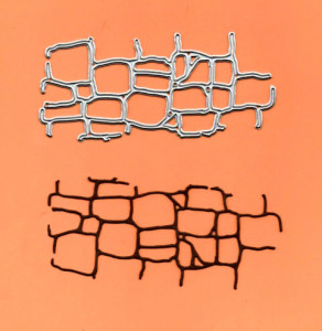 Muro di Pietra. Fustelle sottili metalliche per Scrapbooking