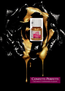 Oro Intenso Metallizzato in Gel. Anche Vernice per pittura. Grande confezione 30 ml. Funcakes