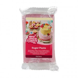 Oro Rosa. Pasta di zucchero FunCakes. 250 gr. Botanical Green. Senza Glutine e Kosher