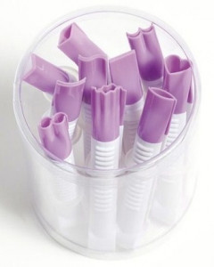 Set di 10 Pinzette Crimpers per decorare la pasta di zucchero.
