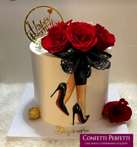 rose sapone torta
