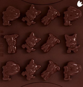 Stampo silicone Choco Ice Cani Doggy Pavoni.
