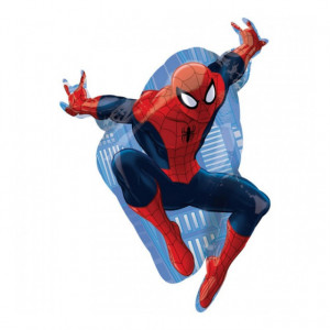 Uomo Ragno Spiderman. Palloncino in Maylar di 65 x 85 cm. Gonfiabile a Elio o Aria. Cartoni animati