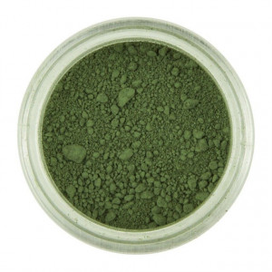 Verde Muschio. Colorante in polvere concentrato. Moss Green. Rainbow Dust