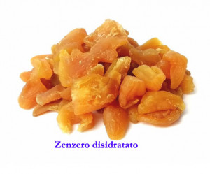Zenzero disidratato senza zuccheri aggiunti