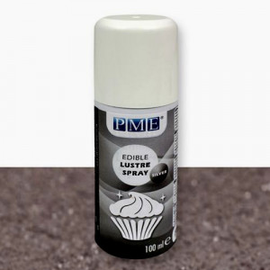 ARGENTO. Spray Brillante e Perlescente Alimentare. PME