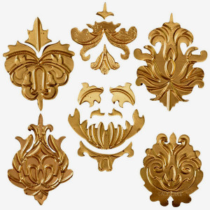 Barocco. Bellissime decorazioni. Stampo in silicone