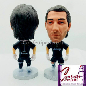 Buffon. Juventus. Statuina in PVC Resina