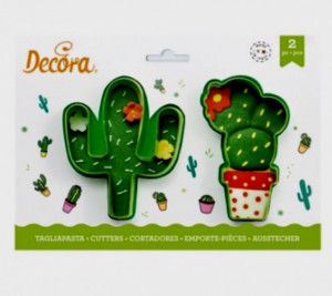 Cactus. Set di 2 tagliapasta. Decora