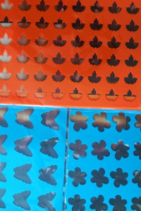 Chablon da forno in silicone a forma di Farfalla Foglia e Fiore.