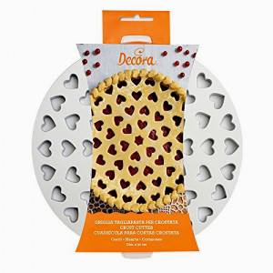 Cuori. Griglia per Crostata. Decora