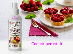 Gelatina trasparente per Frutta. Colla Trasparente e con Agar Agar