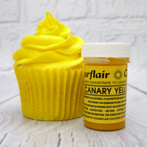 Giallo Canarino. Linea Pastello. Colorante in Gel concentrato. Sugarflair