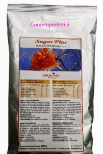 Isomalto SUGARPLUS per decorazioni. Saracino