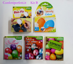 Kit B. Coloranti per Uova di Pasqua