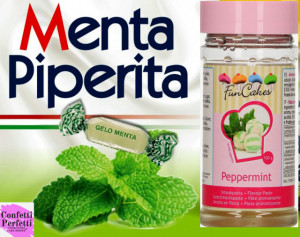 Menta Piperita. Aroma in Pasta concentrata per aromatizzare Creme, Impasti e Gelati.