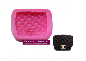 Mini Borsetta Ch Griffe. Stampo in silicone anche per Candele