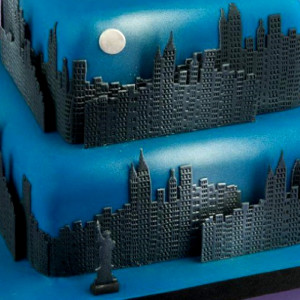 New York Città con Grattacieli e con la Statua della Libertà. Skyline. Stampo Tagliapasta Patchwork Cutter