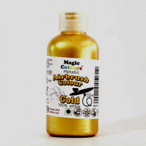 Oro 55 ml. Colorante liquido Metallizzato anche per Aerografo. Magic Colours
