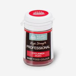 Rosso Ciclamino. Colorante Lipo in polvere concentrato. Squires Kitchen