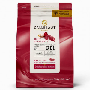 Ruby Rosa. Cioccolato Callets RB1. Callebaut. 200 gr.