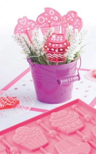 Stampo silicone lecca lecca Cupcakes  Lollipop Pavoni.
